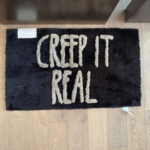 Rae Dunn bath mat Creep It Real. NEW